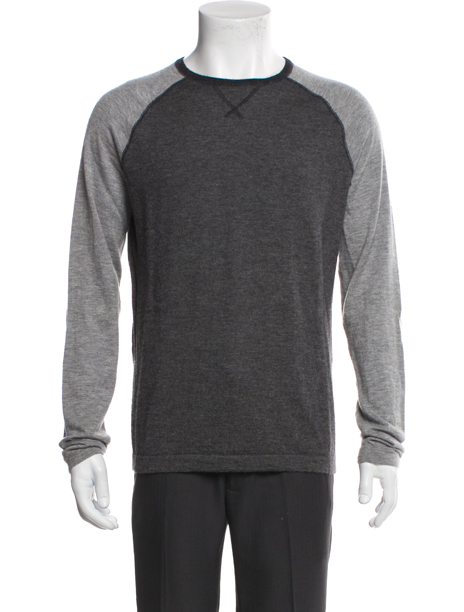 Neiman Marcus Cashmere Crew Neck Pullover