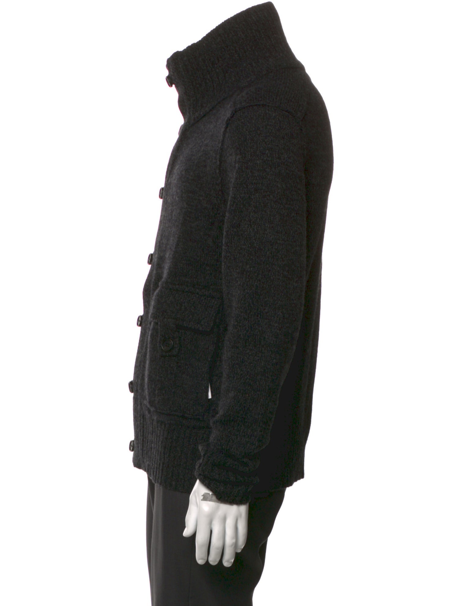 Neiman Marcus Cashmere Turtleneck Cardigan