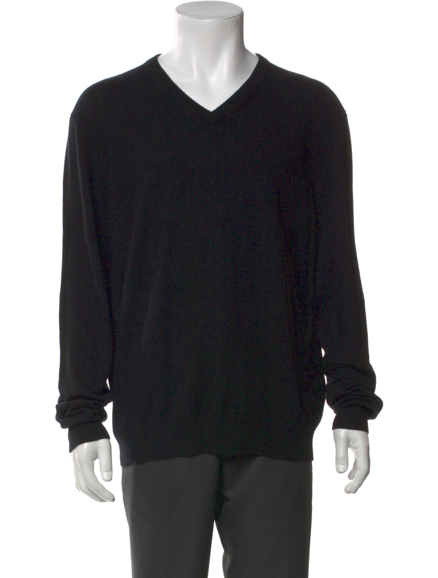 Neiman Marcus Cashmere V-Neck Pullover