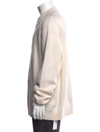 Neiman Marcus Wool Mock Neck Pullover