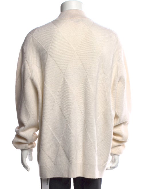 Neiman Marcus Wool Mock Neck Pullover