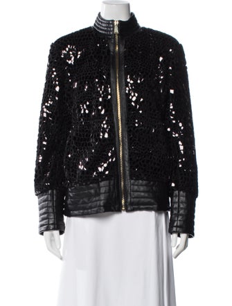 Neiman Marcus Patterned Jacket