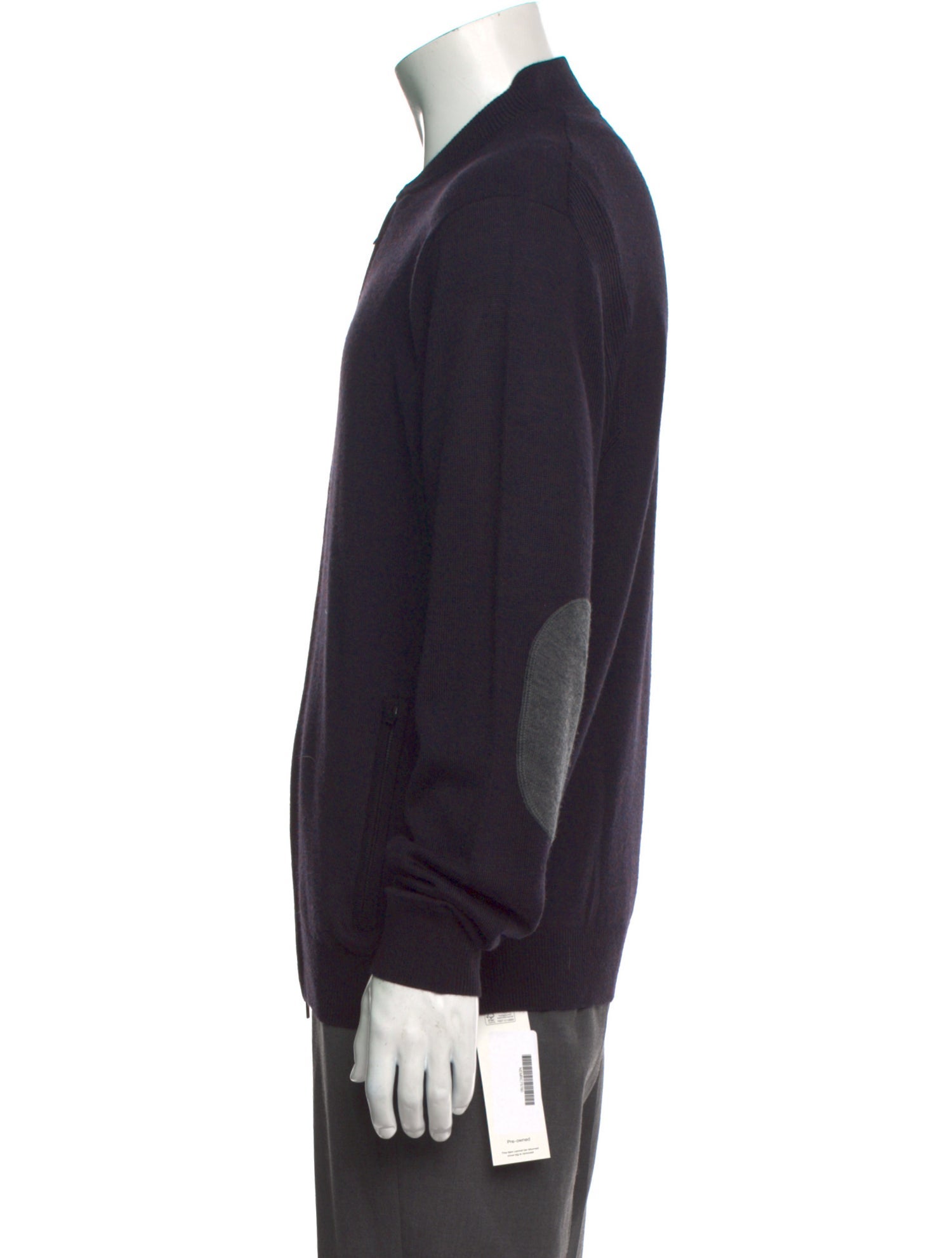 Neiman Marcus Crew Neck Long Sleeve Cardigan