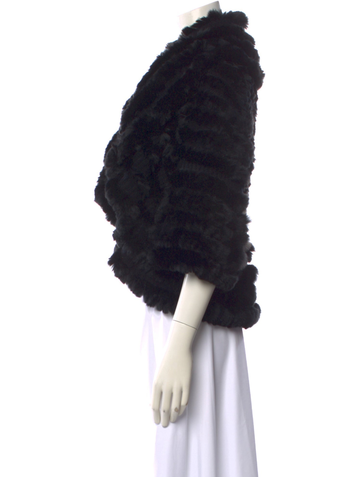 Neiman Marcus Fur Mock Neck Sweater w/ Tags