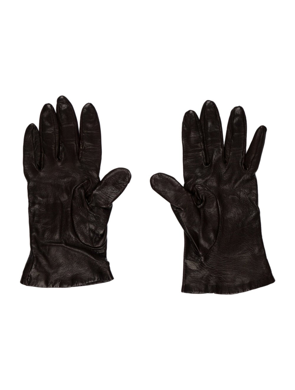 Neiman Marcus Solid Leather Gloves - image 2