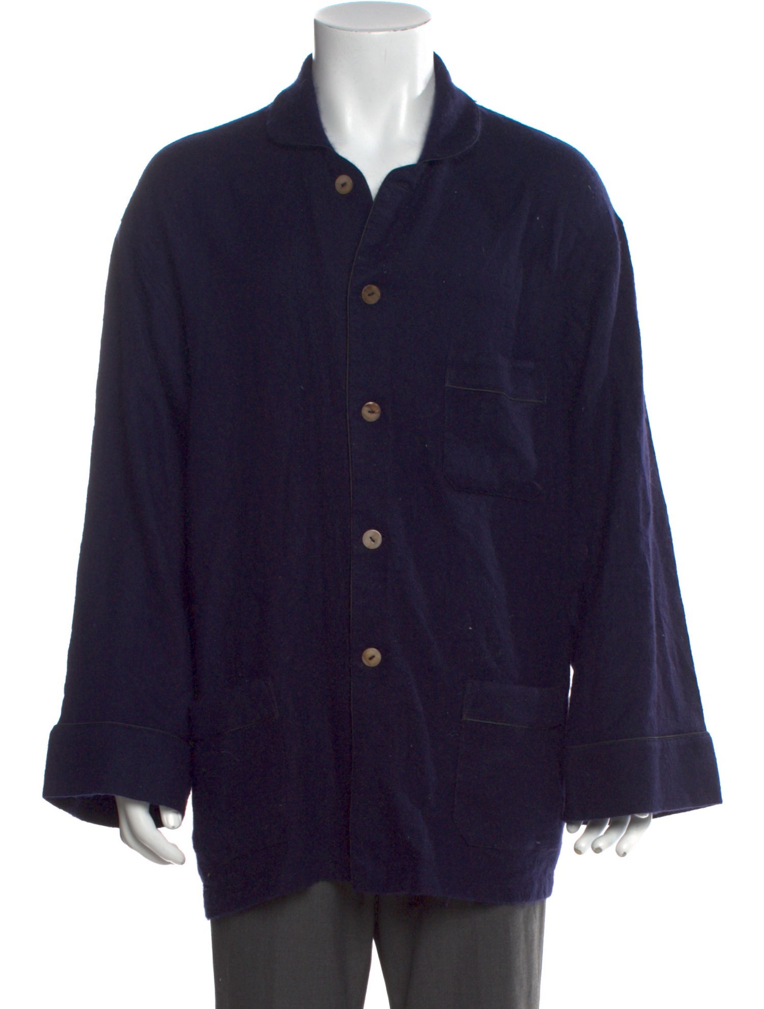 Neiman Marcus Cashmere Collar Cardigan