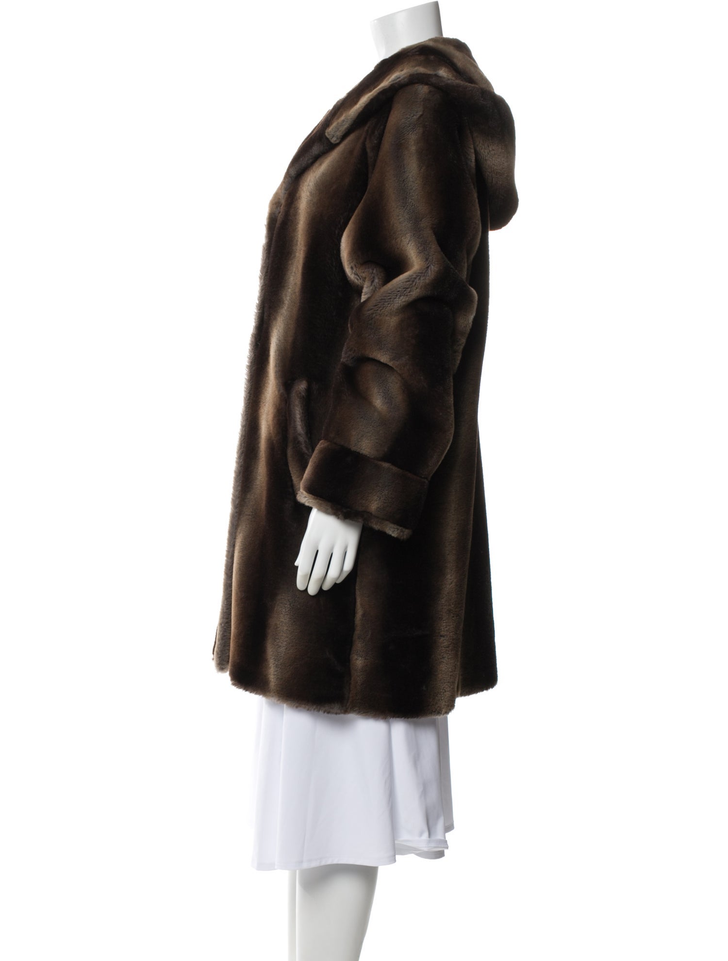 Neiman Marcus Faux Fur Coat