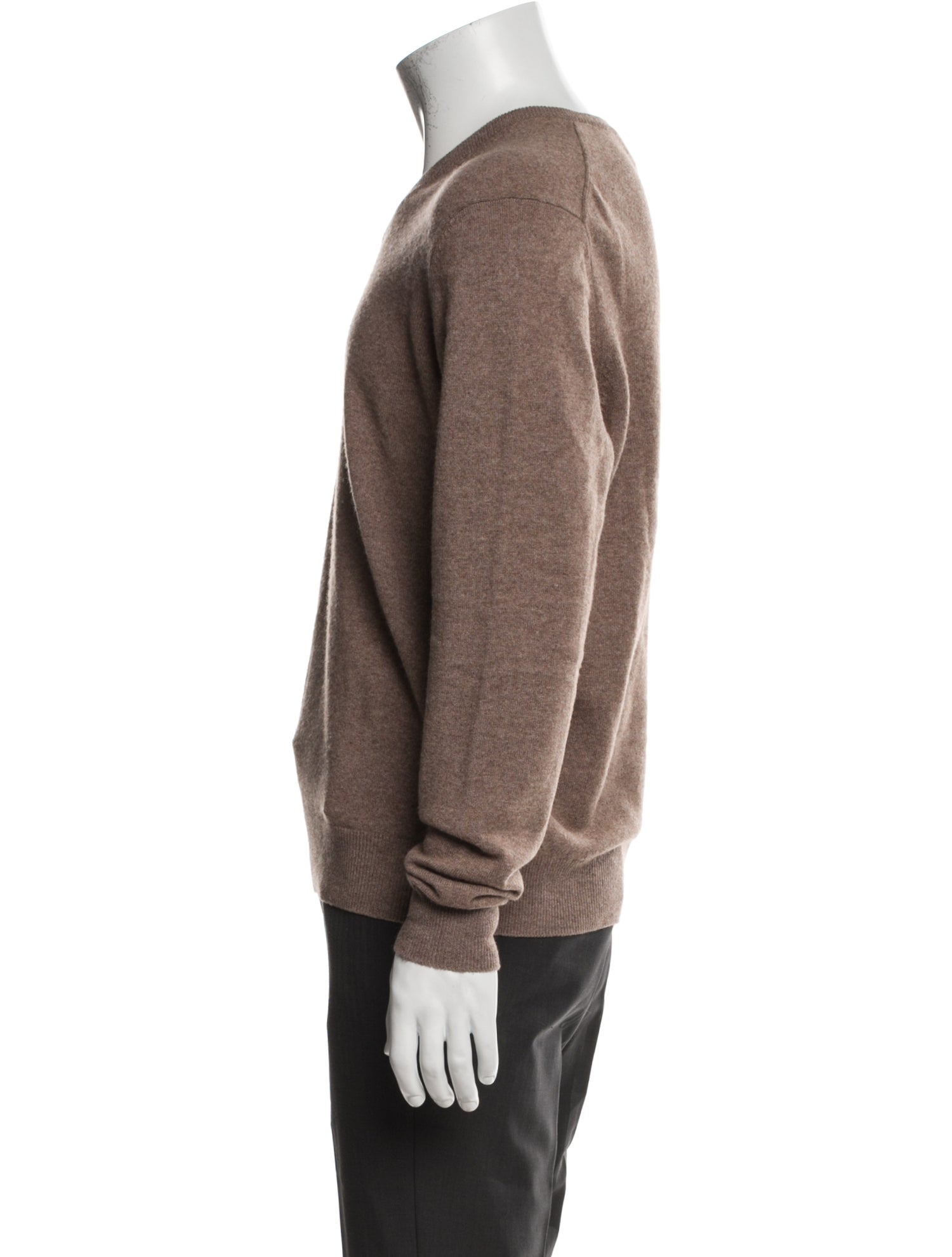 Neiman Marcus Cashmere V-Neck Pullover