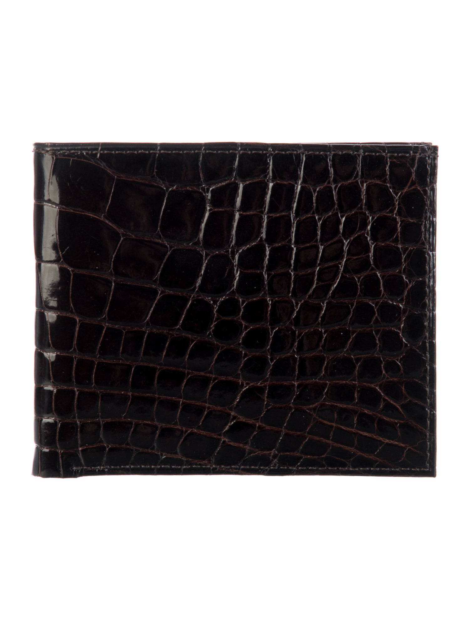 Neiman Marcus Embossed Leather Bifold Wallet