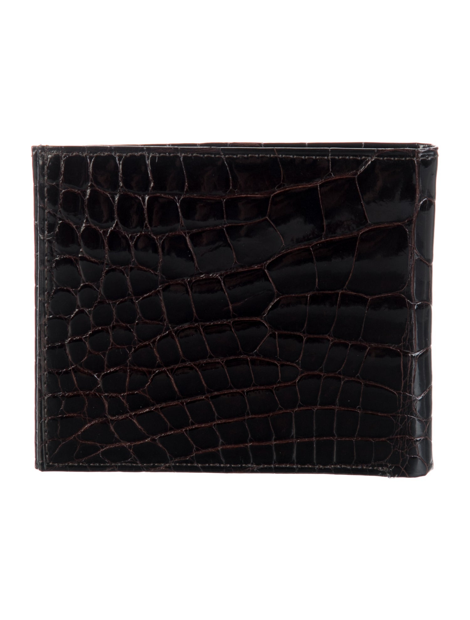 Neiman Marcus Embossed Leather Bifold Wallet