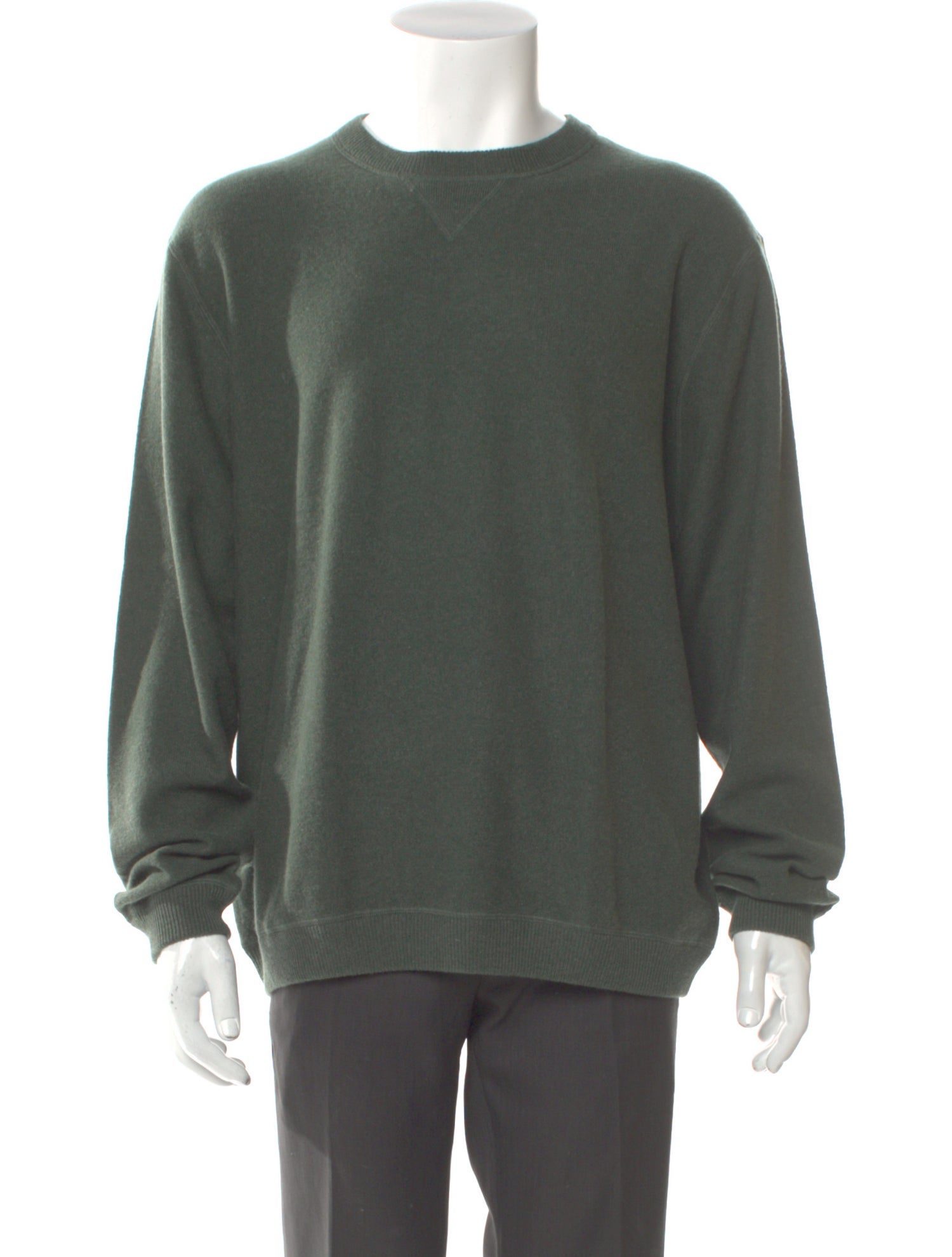 Neiman Marcus Cashmere Crew Neck Pullover