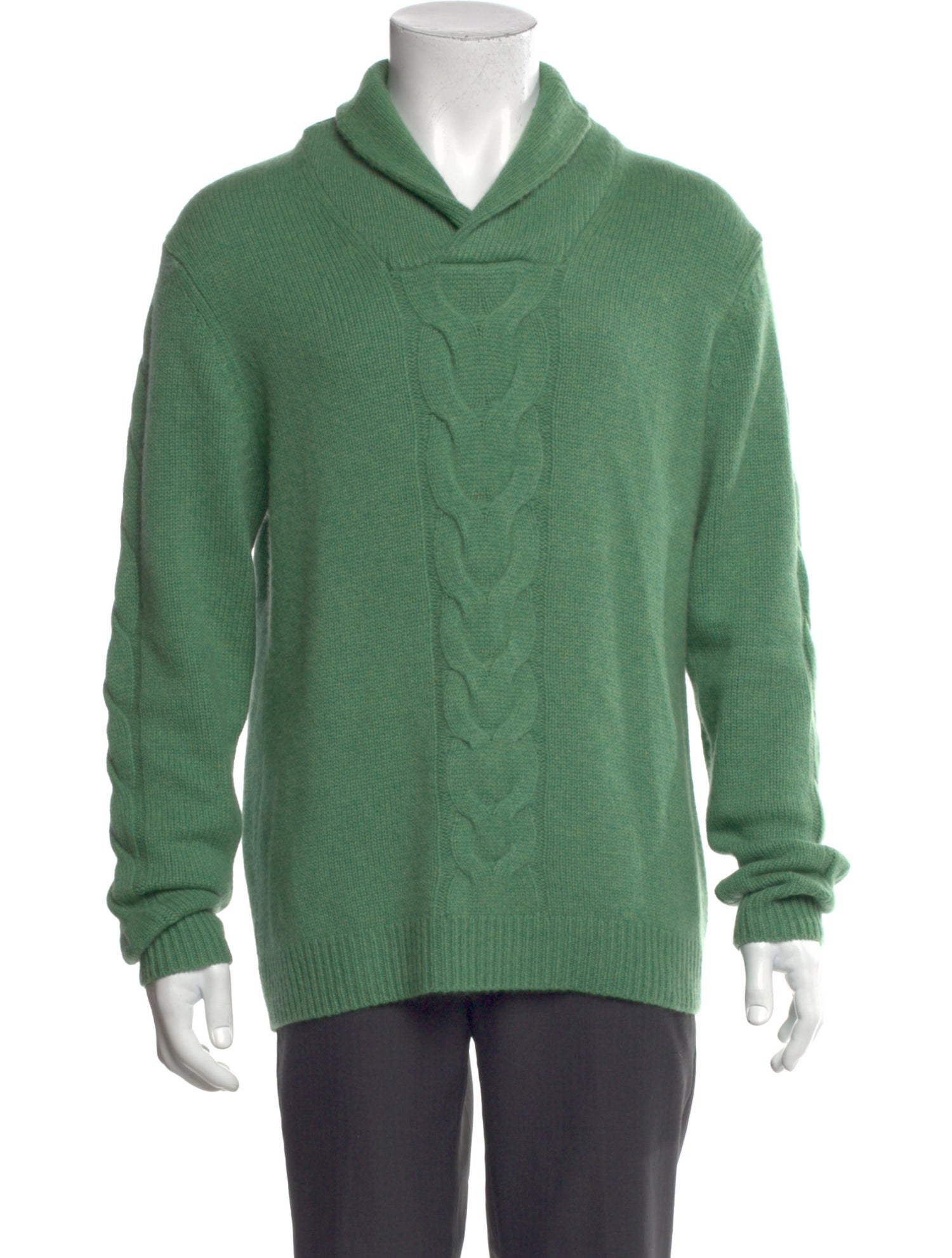 Neiman Marcus Cashmere V-Neck Pullover