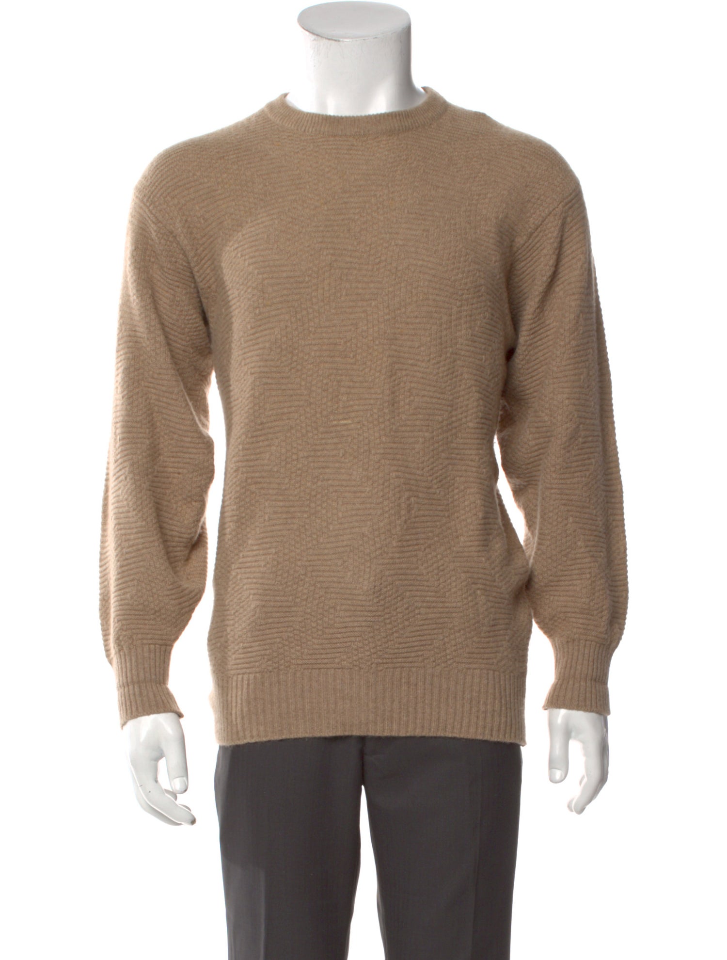Neiman Marcus Cashmere Crew Neck Pullover