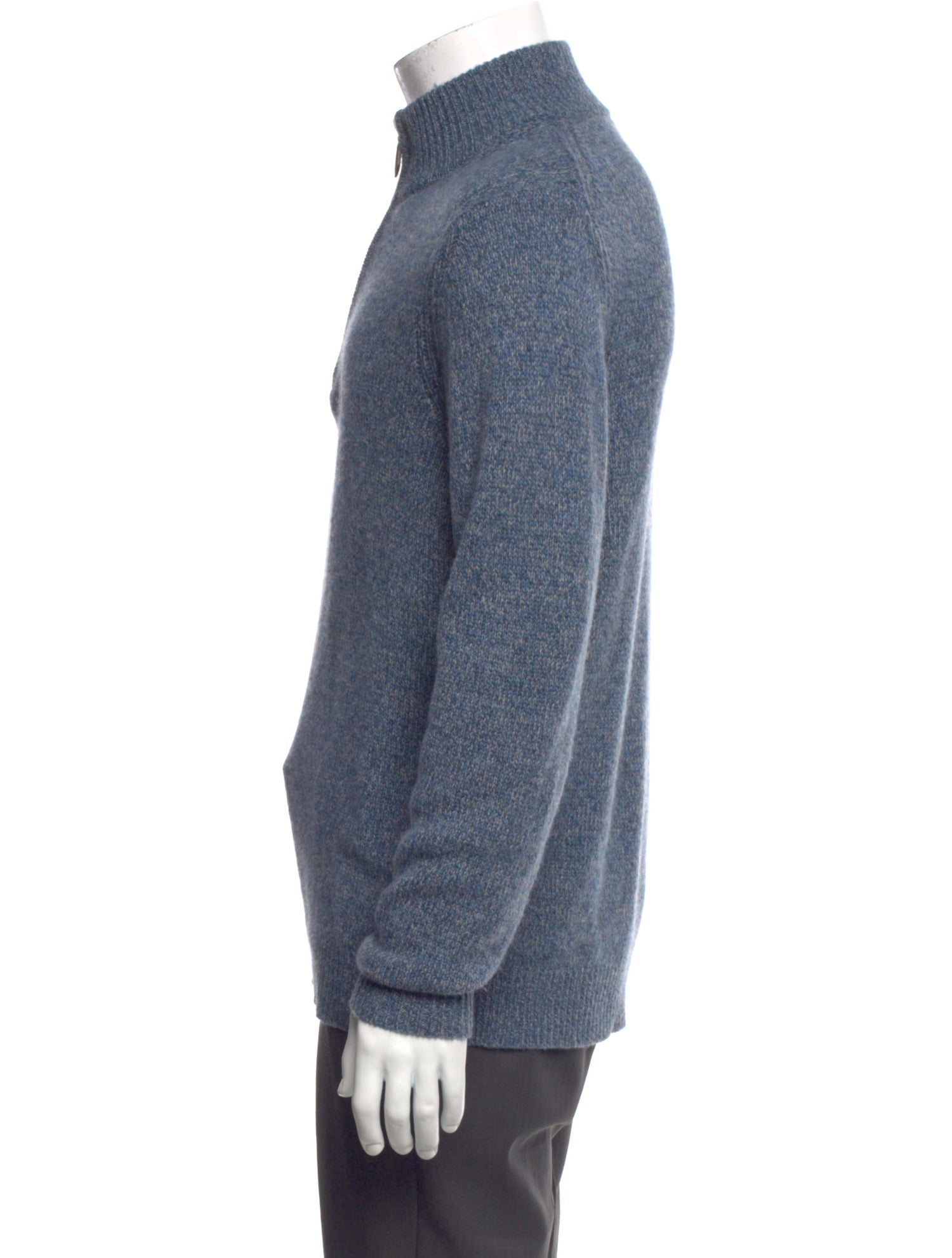 Neiman Marcus Cashmere Mock Neck Pullover