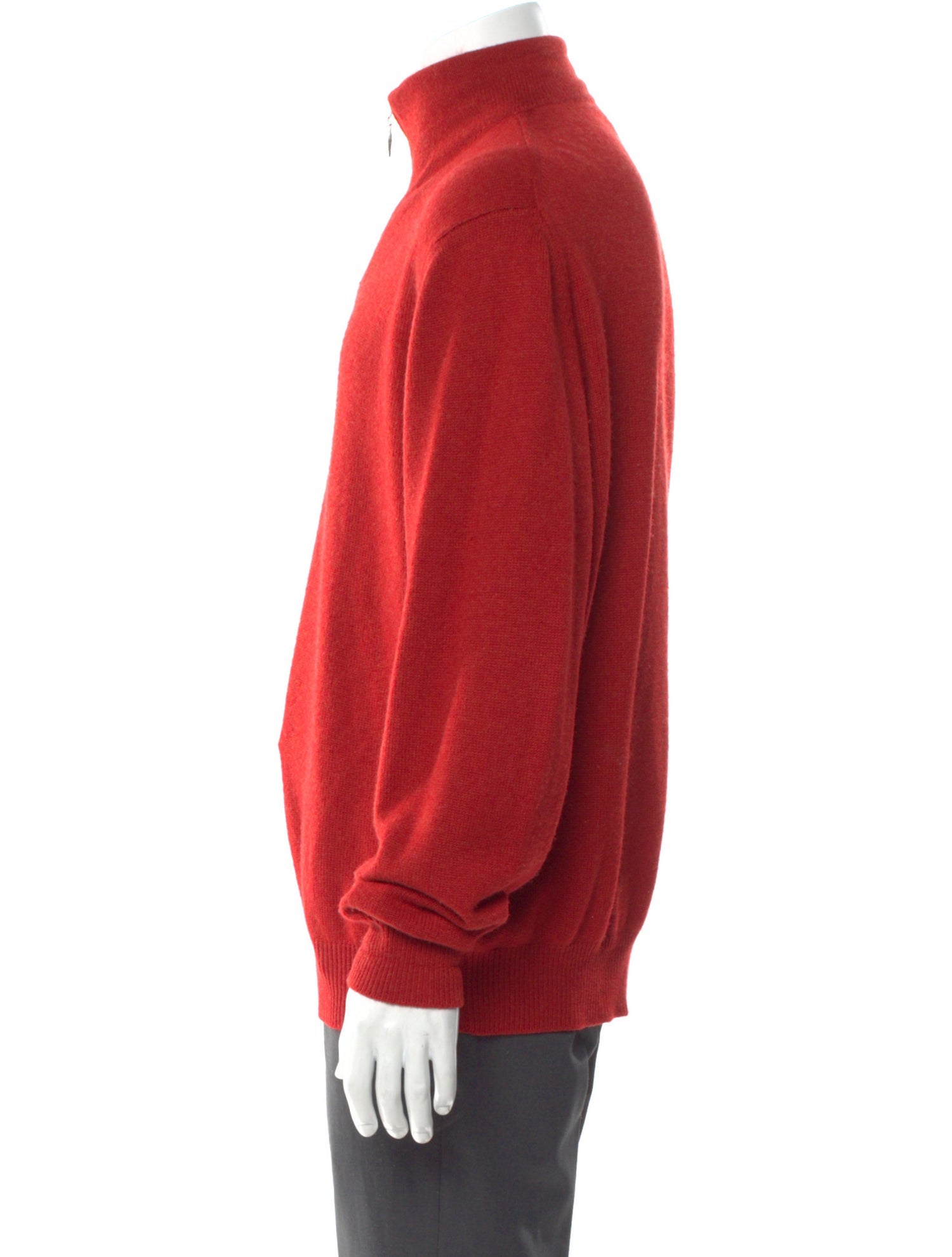 Neiman Marcus Cashmere Mock Neck Pullover