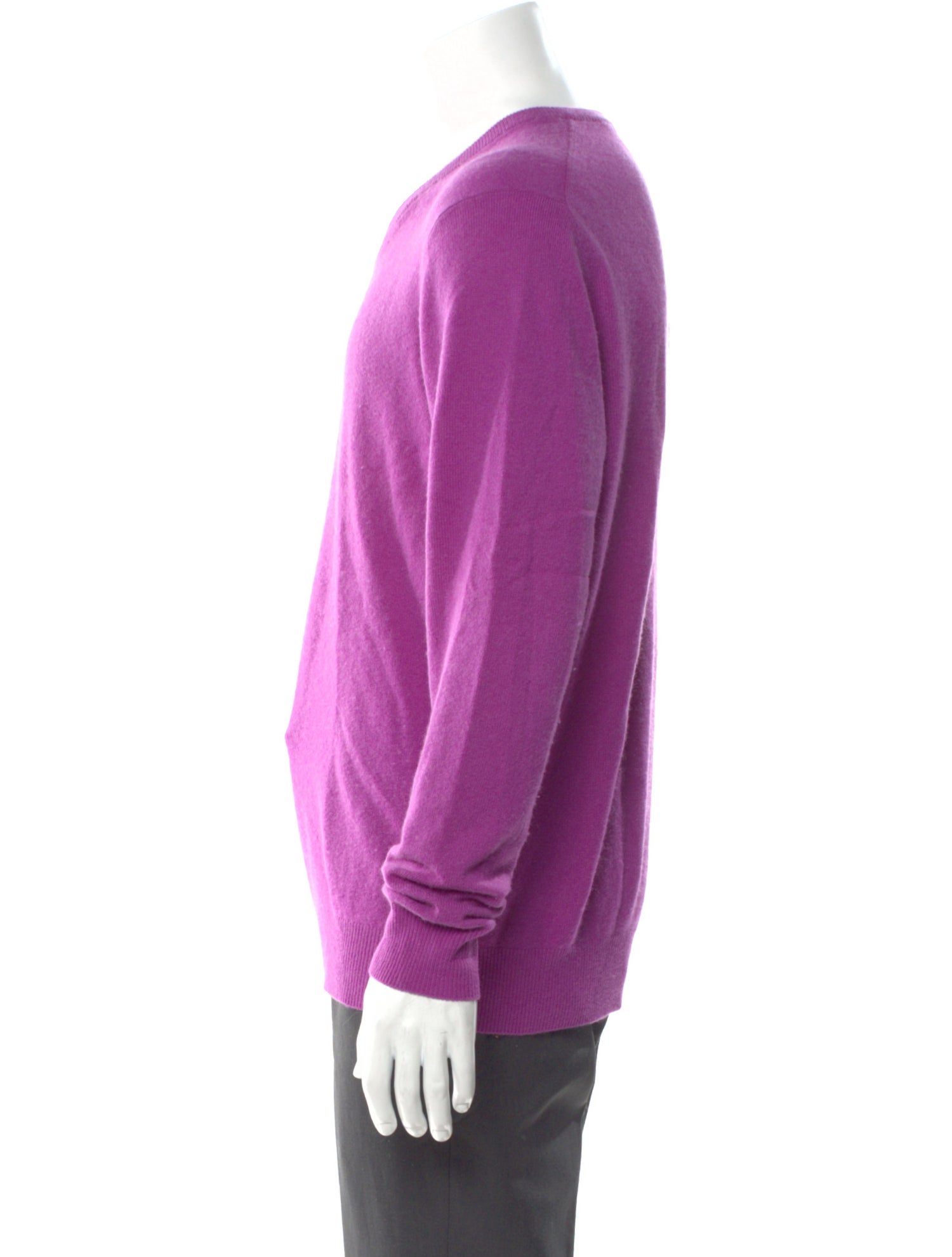 Neiman Marcus Cashmere V-Neck Pullover