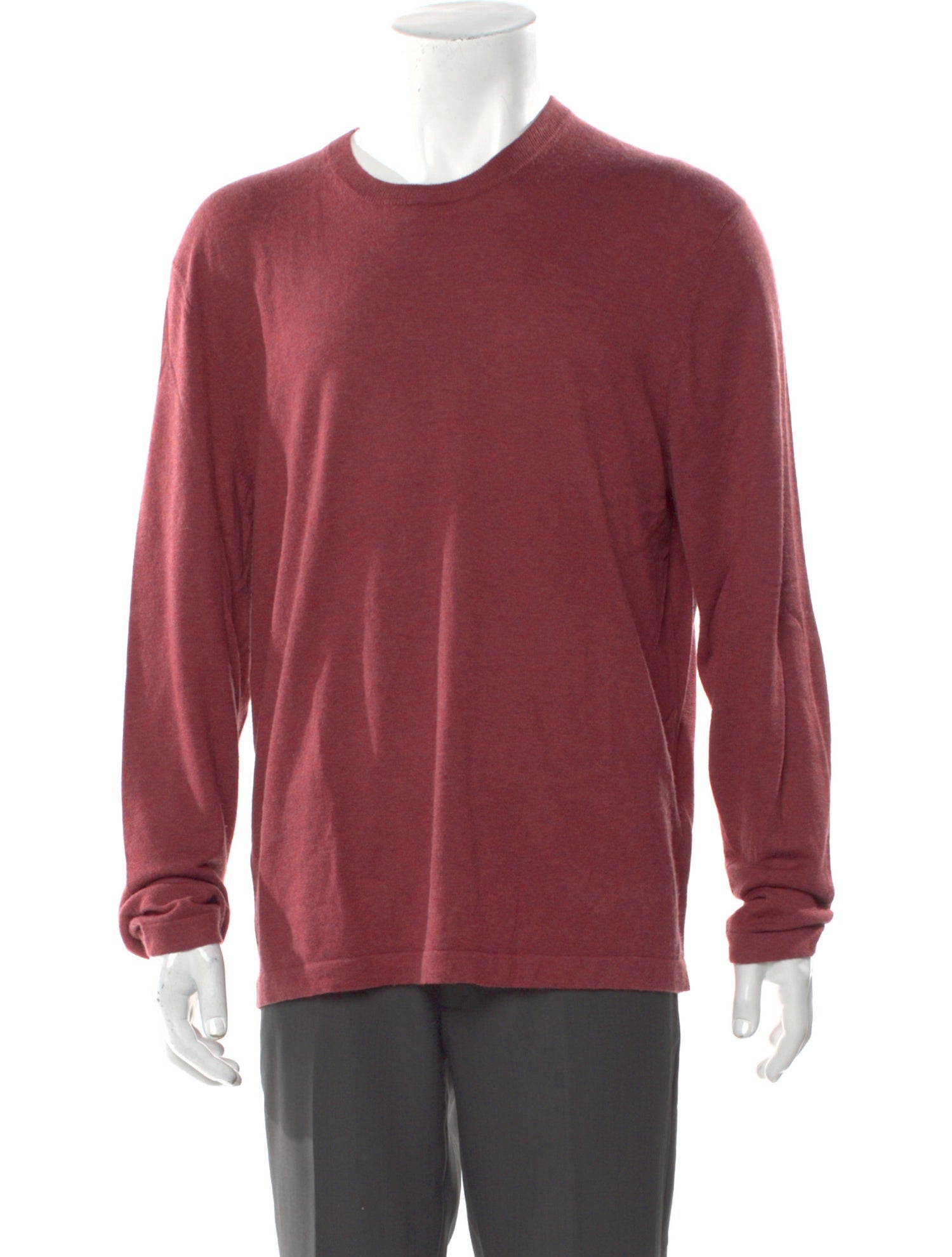 Neiman Marcus Cashmere Crew Neck Pullover