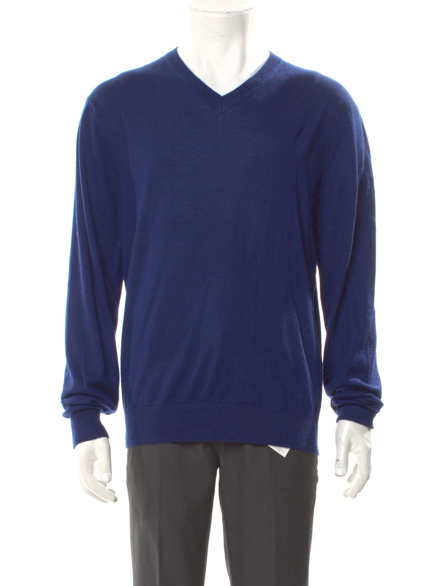 Neiman Marcus Cashmere V-Neck Pullover