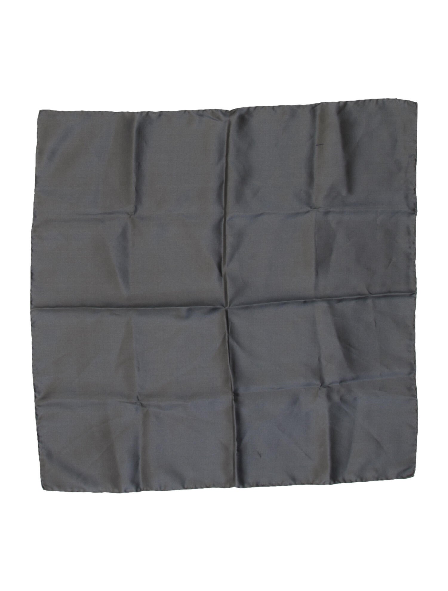Neiman Marcus Solid Silk Pocket Square