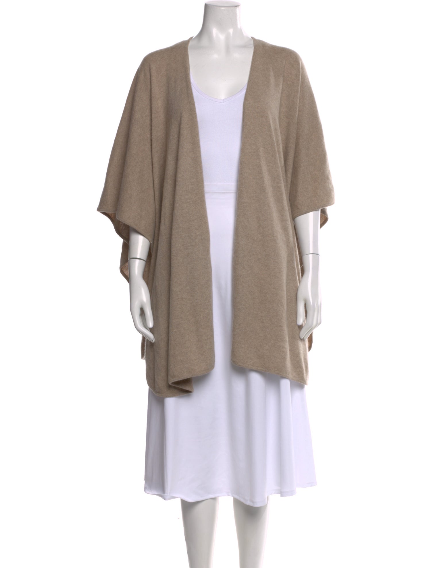 Neiman Marcus Cashmere Open Front Sweater