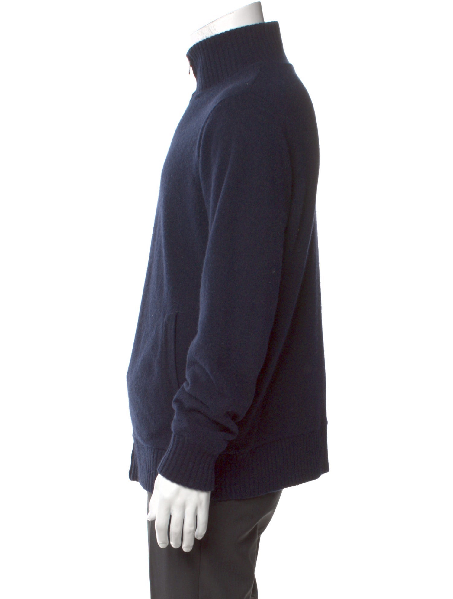 Neiman Marcus Cashmere Turtleneck Cardigan
