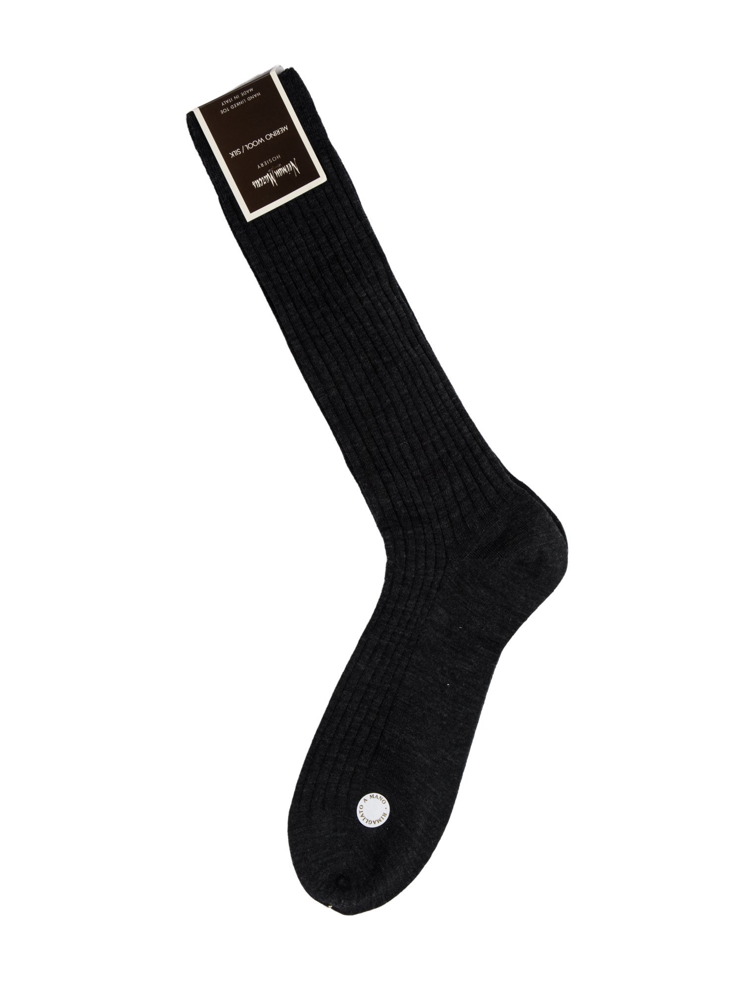Neiman Marcus Merino Wool Silk Long Socks