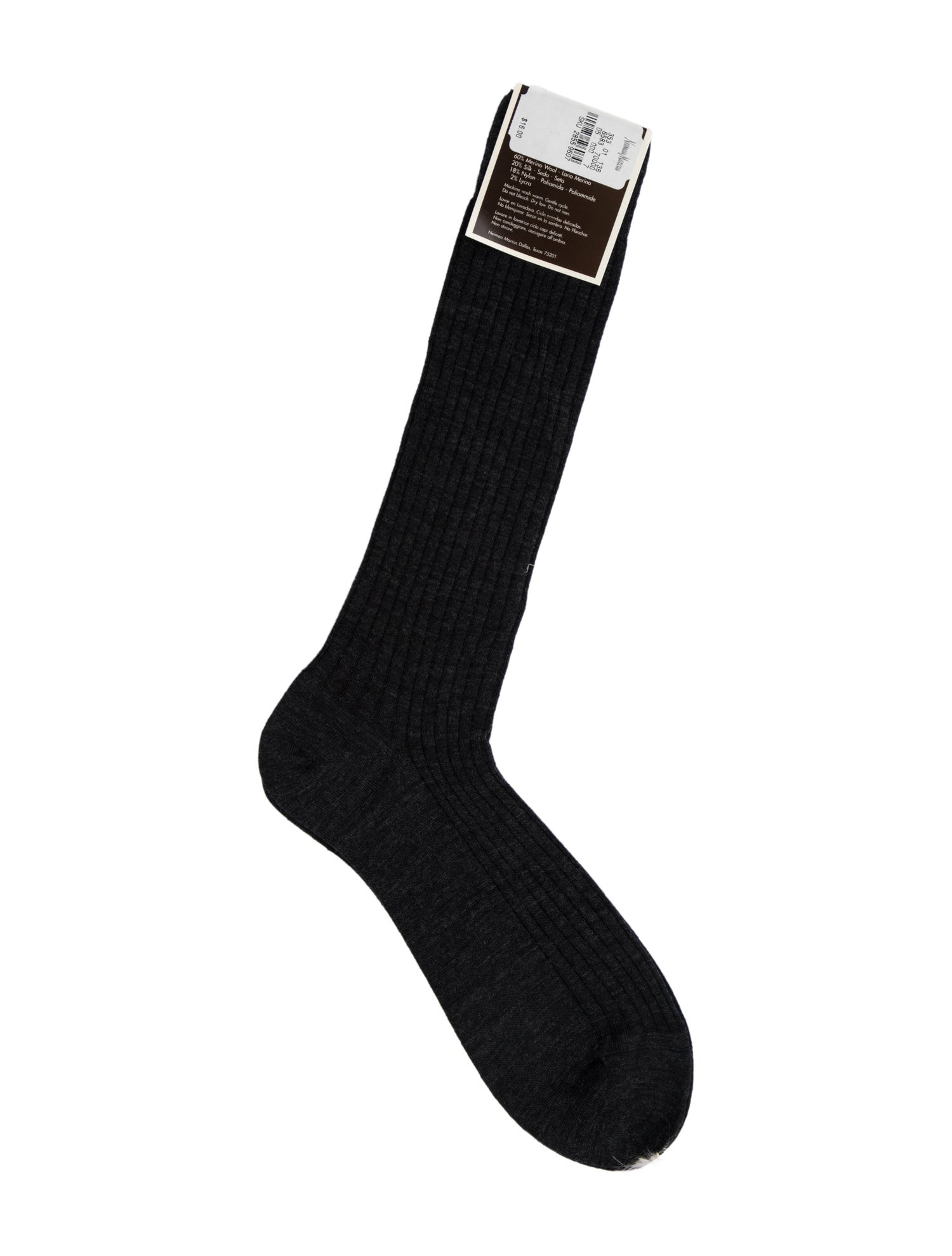 Neiman Marcus Merino Wool Silk Long Socks