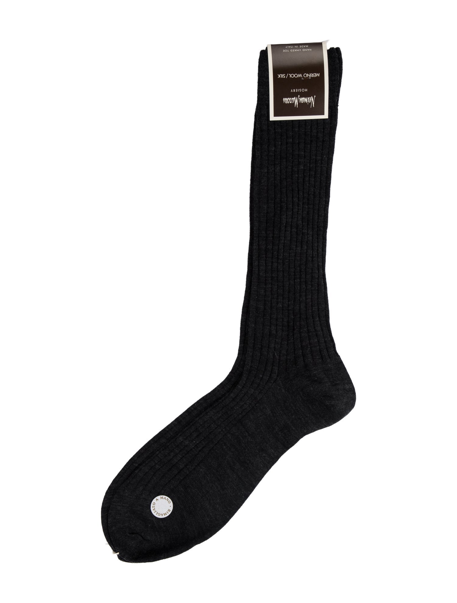 Neiman Marcus Merino Wool Silk Long Socks