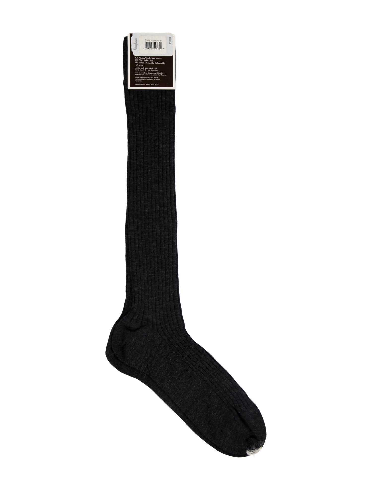 Neiman Marcus Merino Wool Silk Long Socks