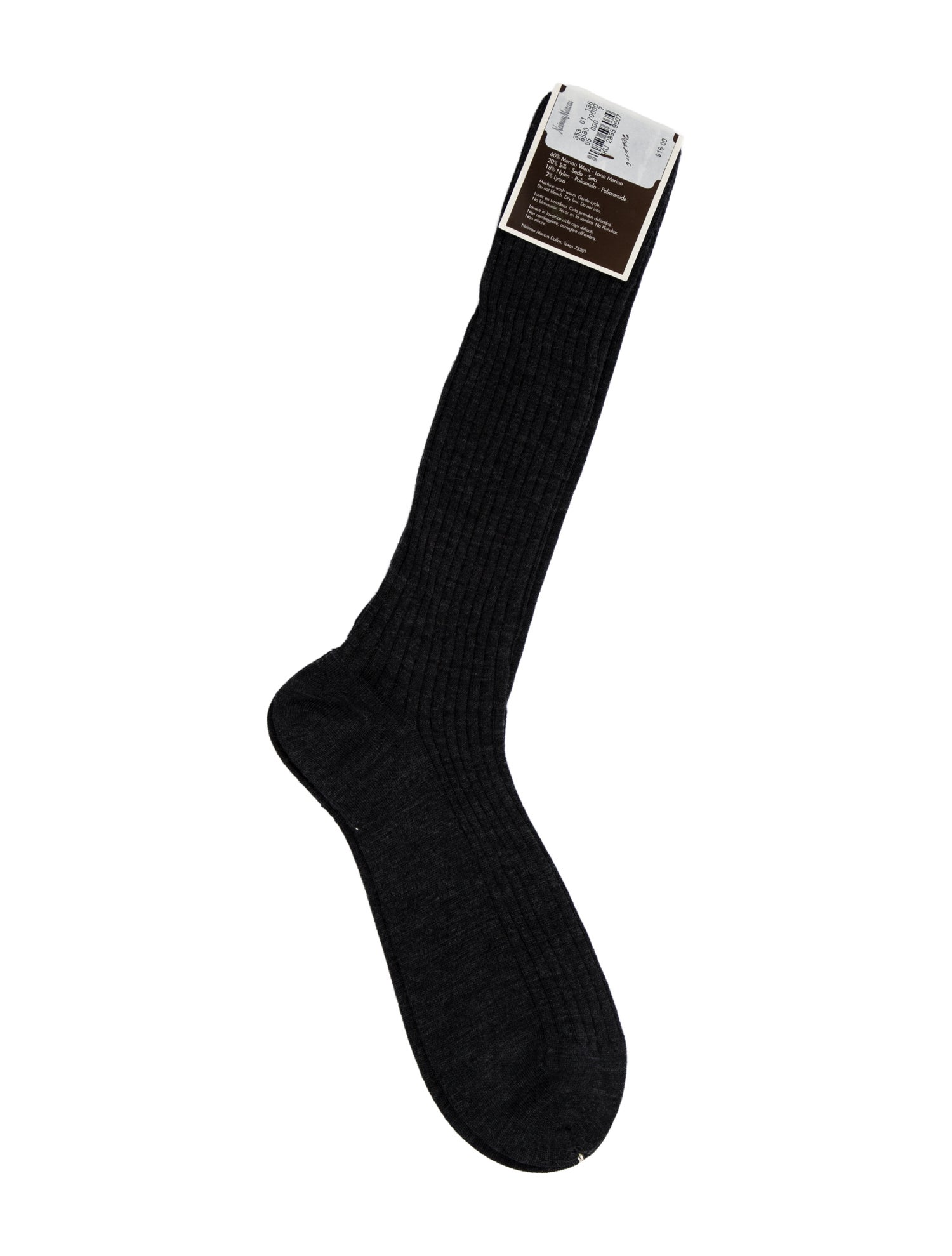 Neiman Marcus Merino Wool Silk Long Socks