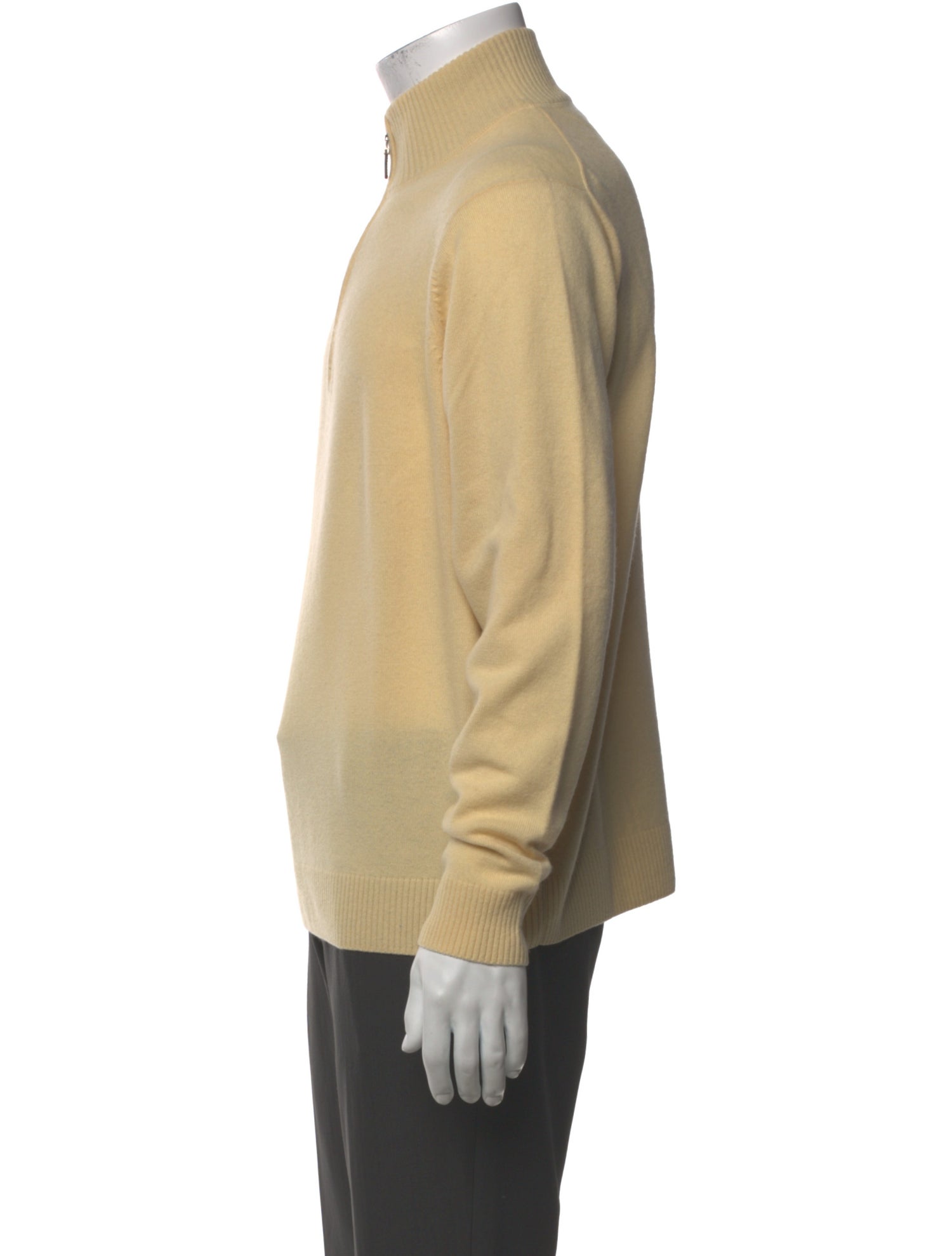 Neiman Marcus Cashmere Mock Neck Pullover
