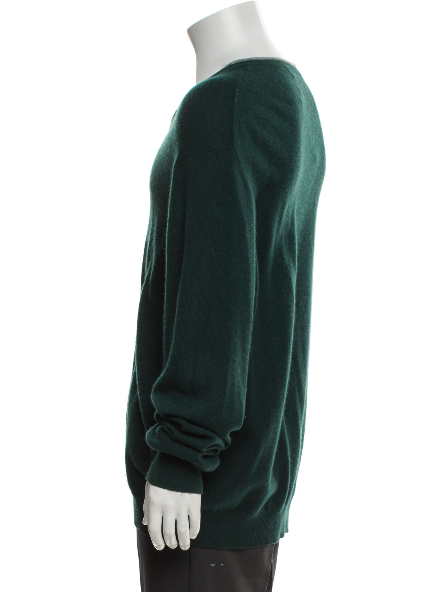 Neiman Marcus Cashmere V-Neck Pullover