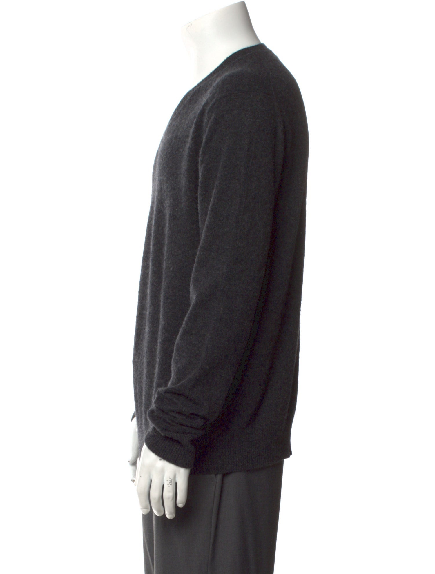 Neiman Marcus Cashmere V-Neck Pullover