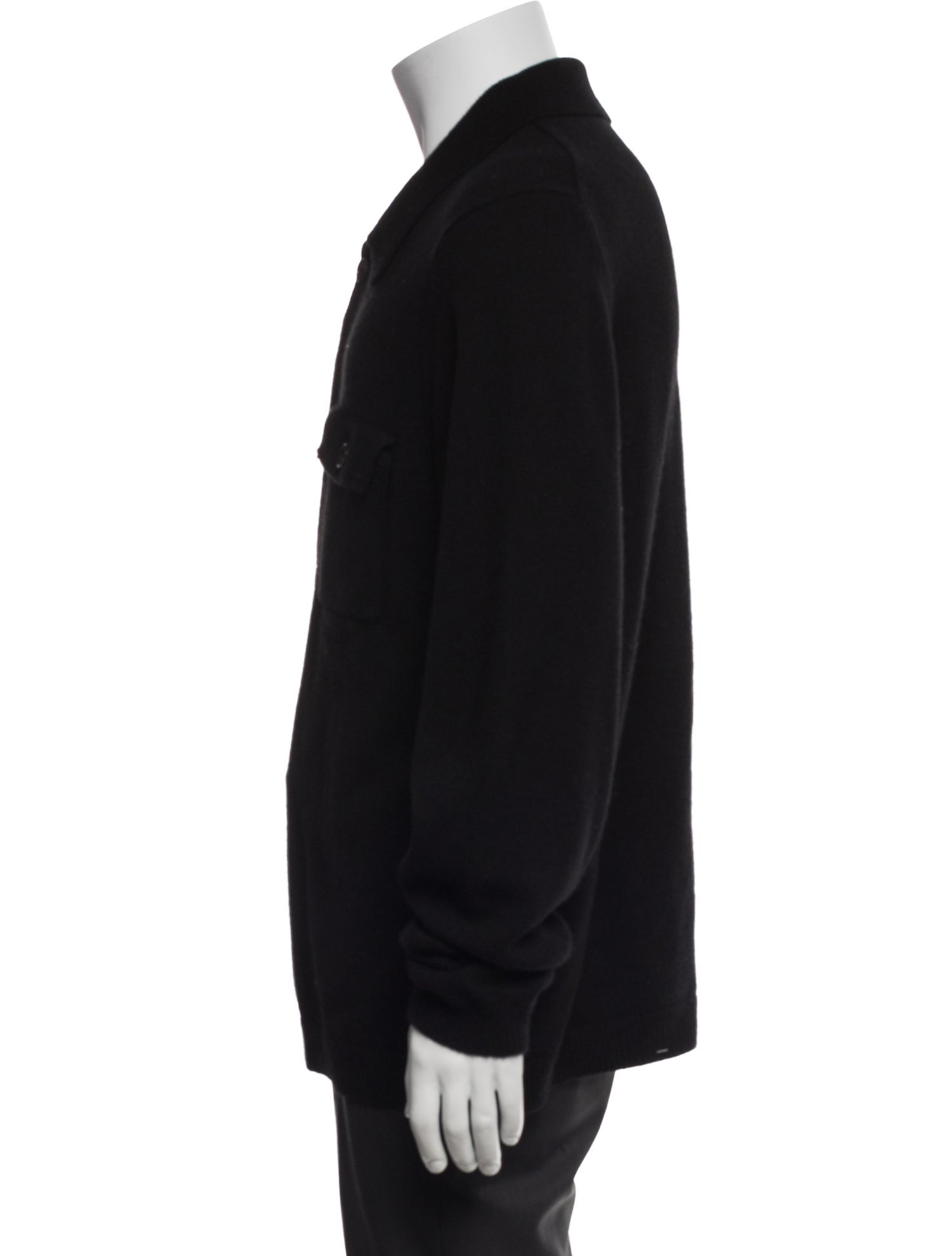 Neiman Marcus Cashmere Collar Cardigan
