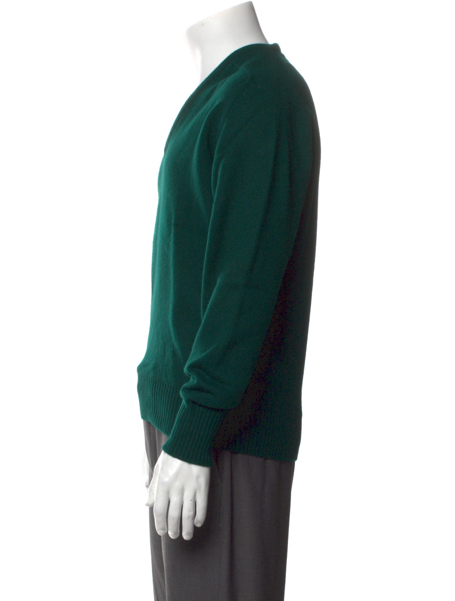 Neiman Marcus Cashmere V-Neck Pullover
