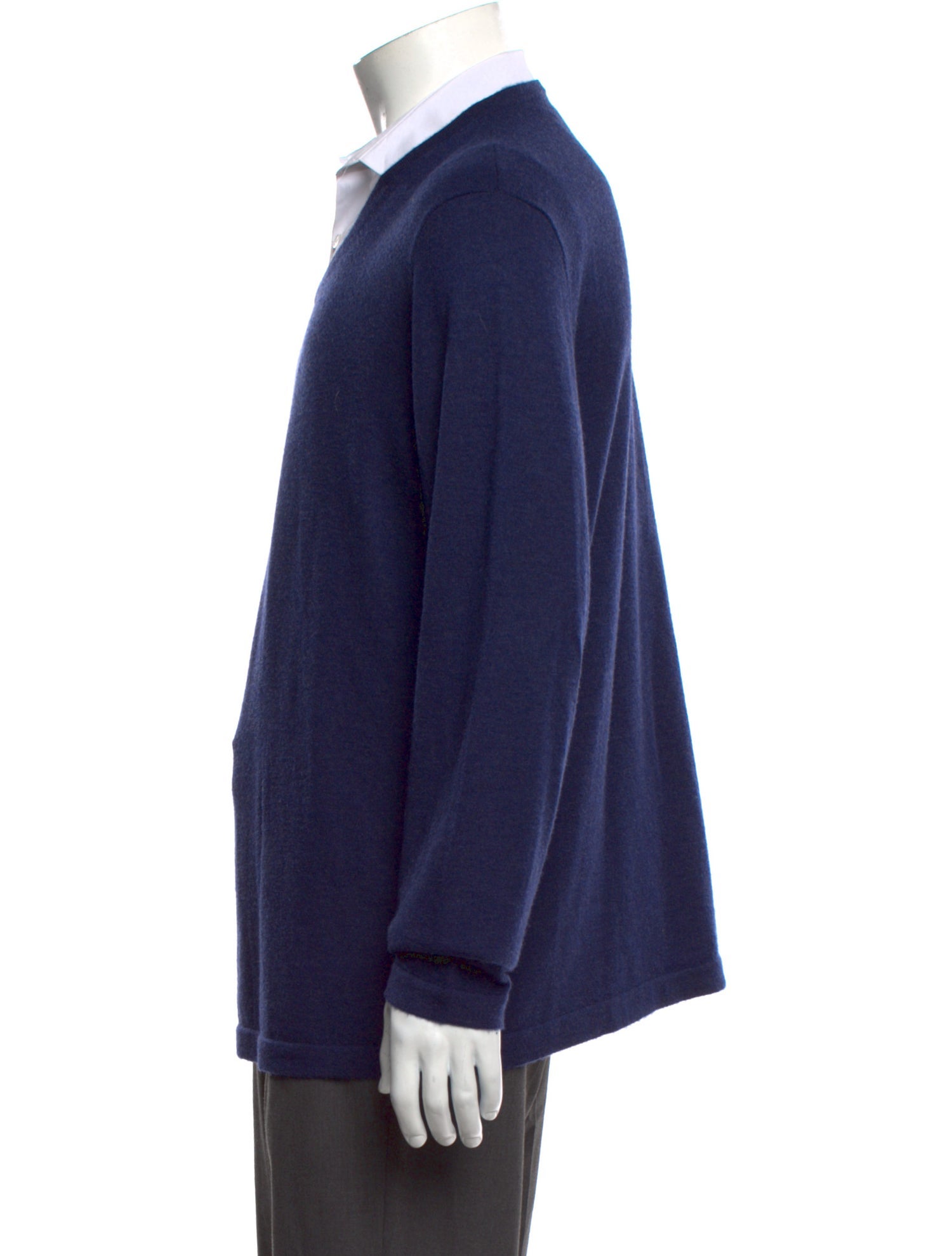 Neiman Marcus Cashmere V-Neck Pullover