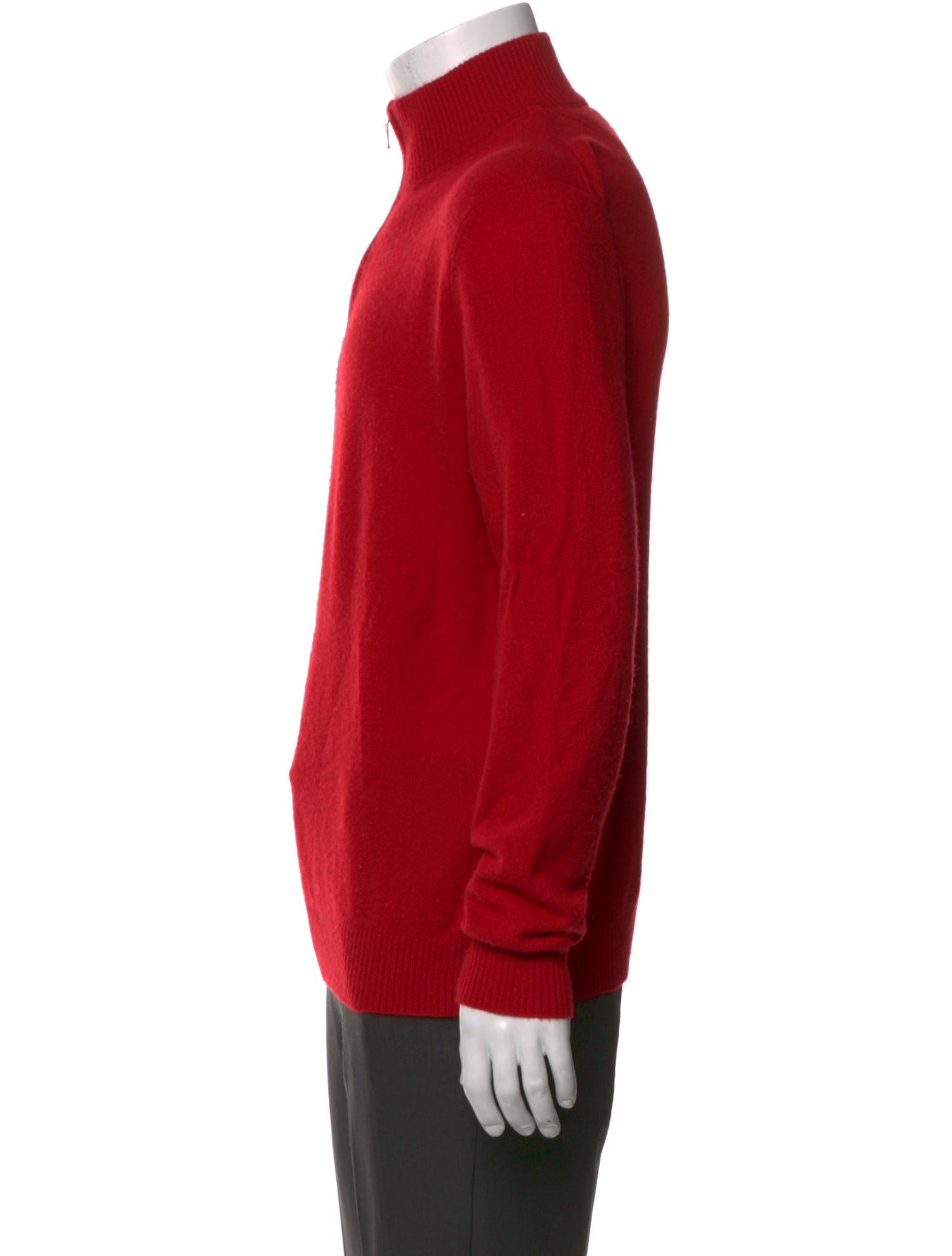 Neiman Marcus Cashmere Mock Neck Pullover
