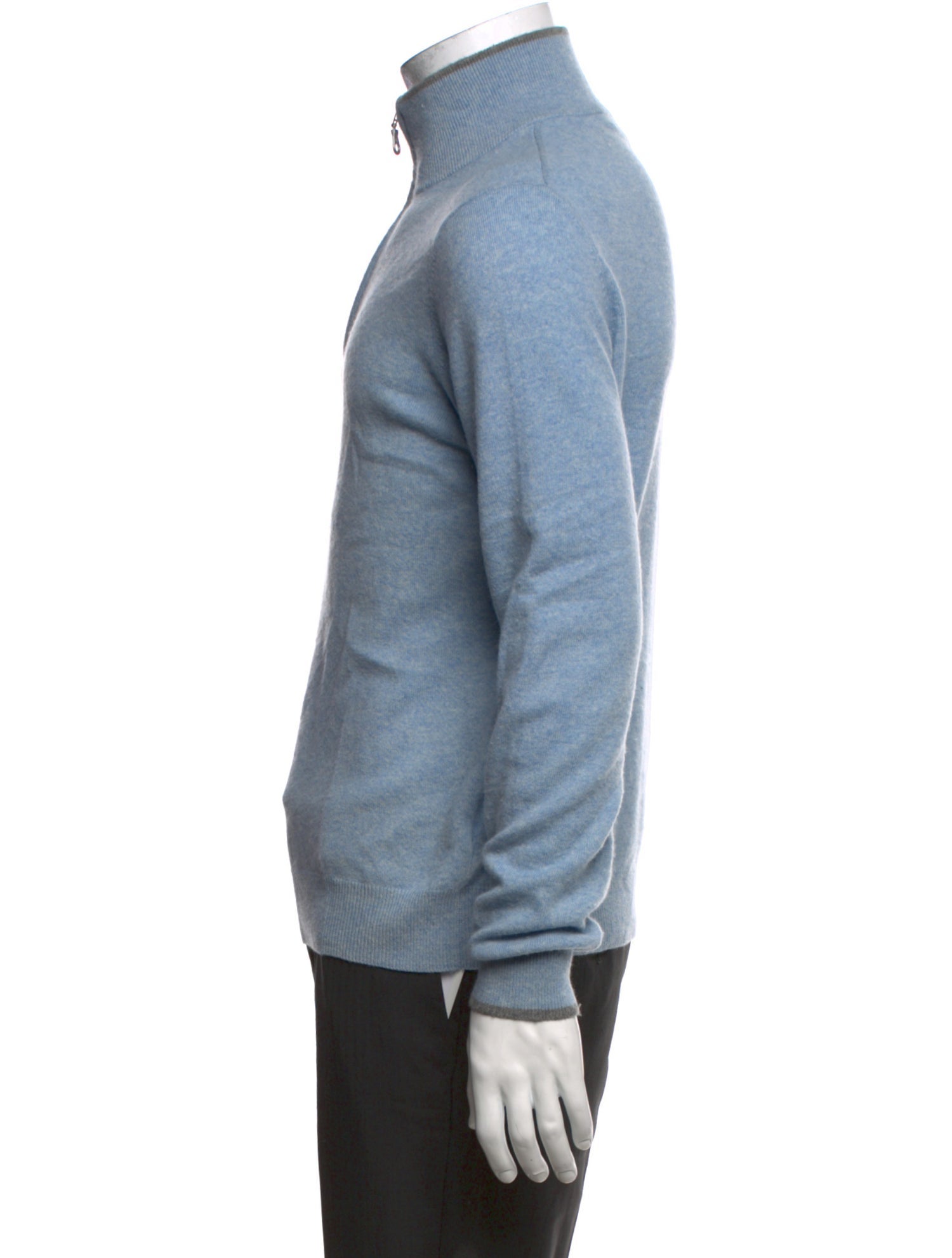 Neiman Marcus Cashmere Mock Neck Pullover