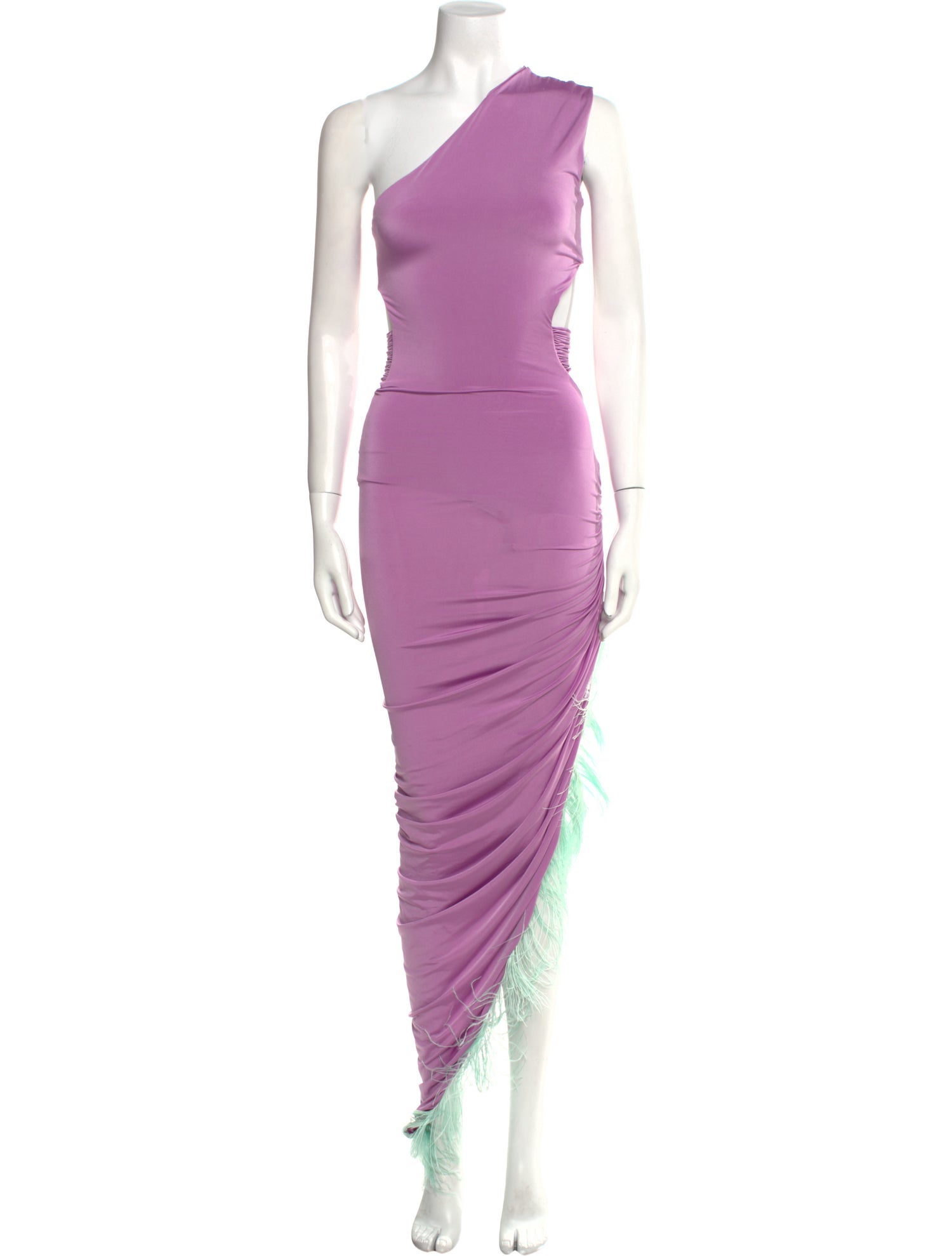 Nervi One-Shoulder Long Dress