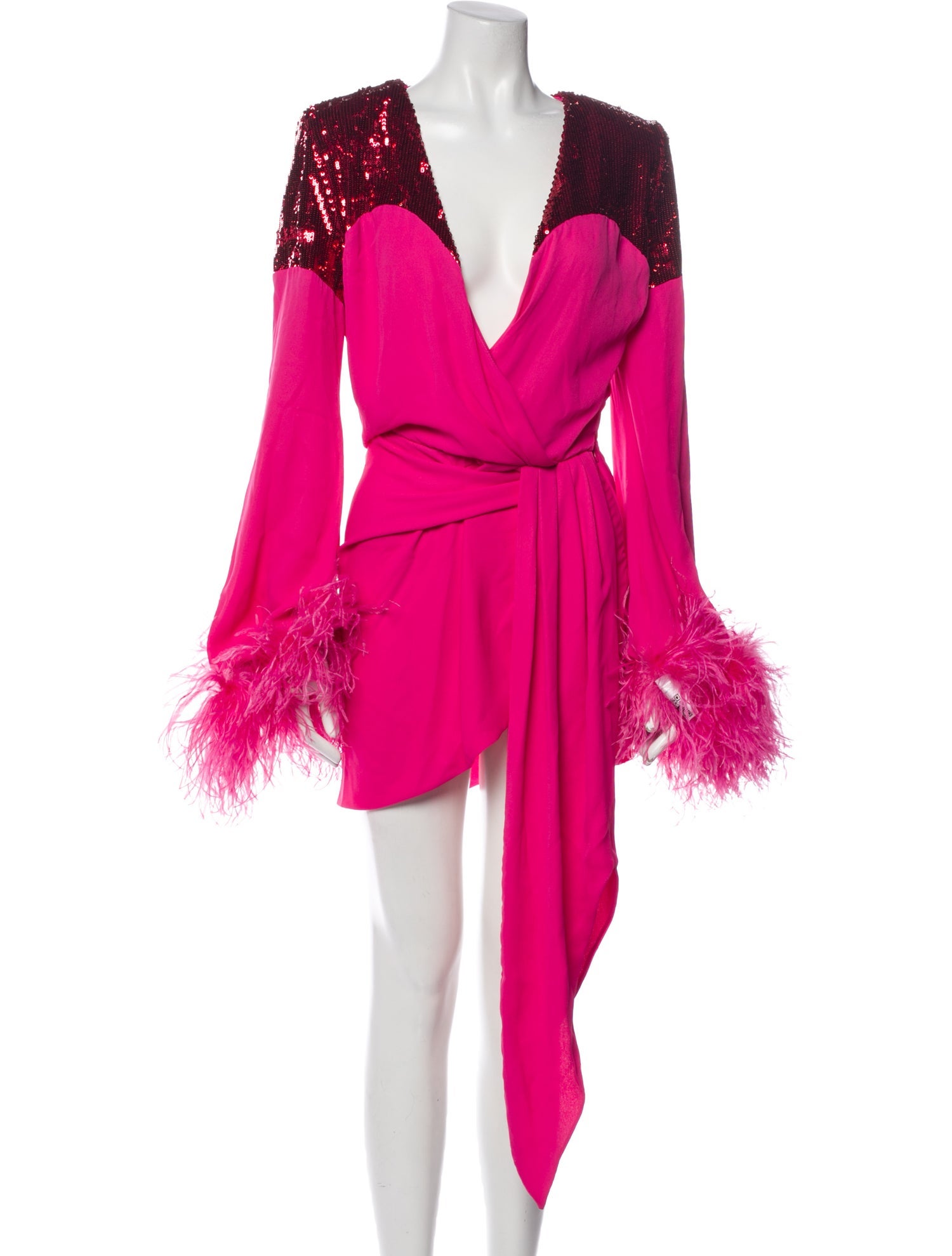 Nervi V-Neck Long Dress