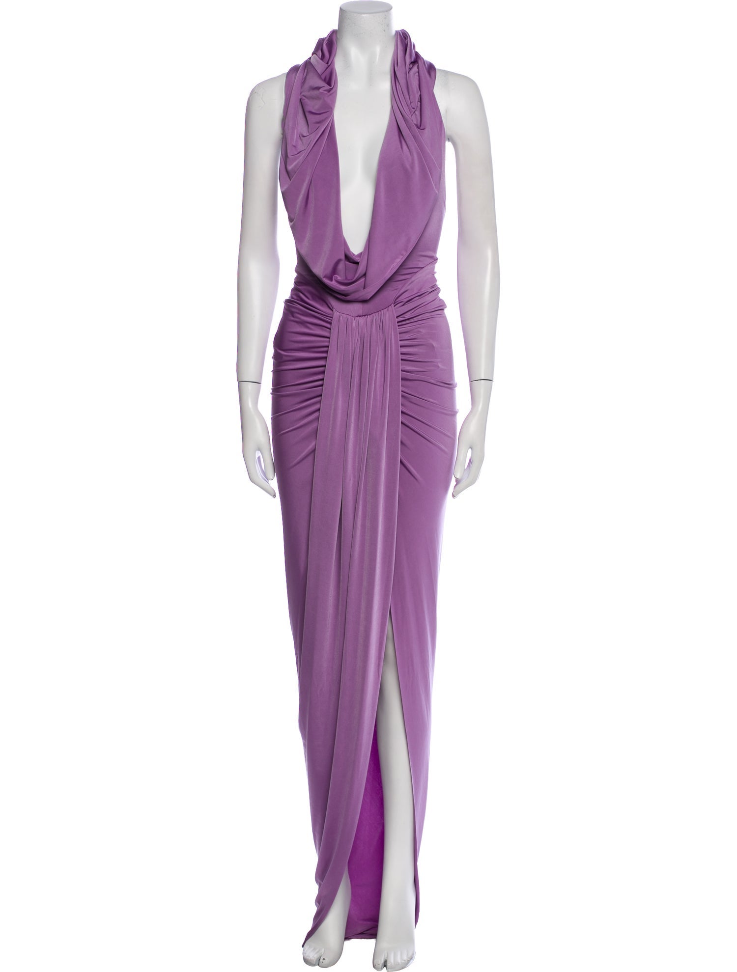 Nervi Cowl Neck Long Dress