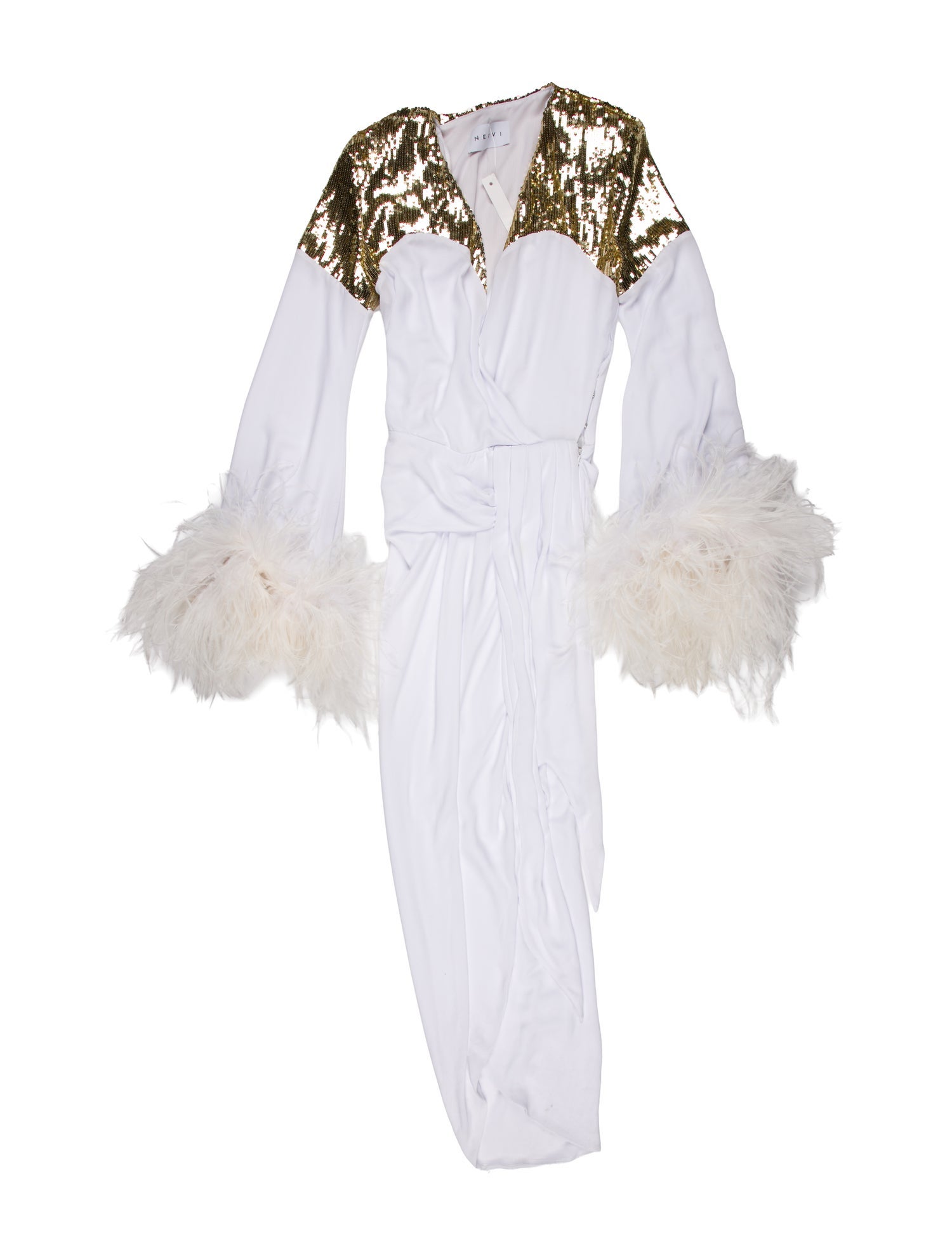 Nervi Patterned Long Dress