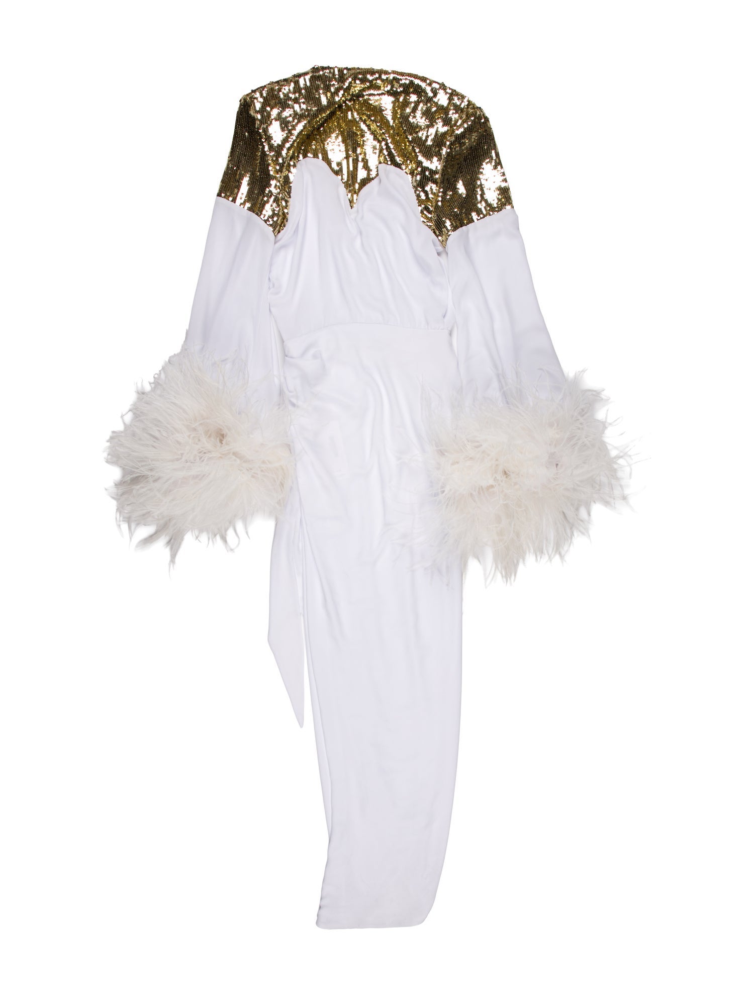 Nervi Patterned Long Dress