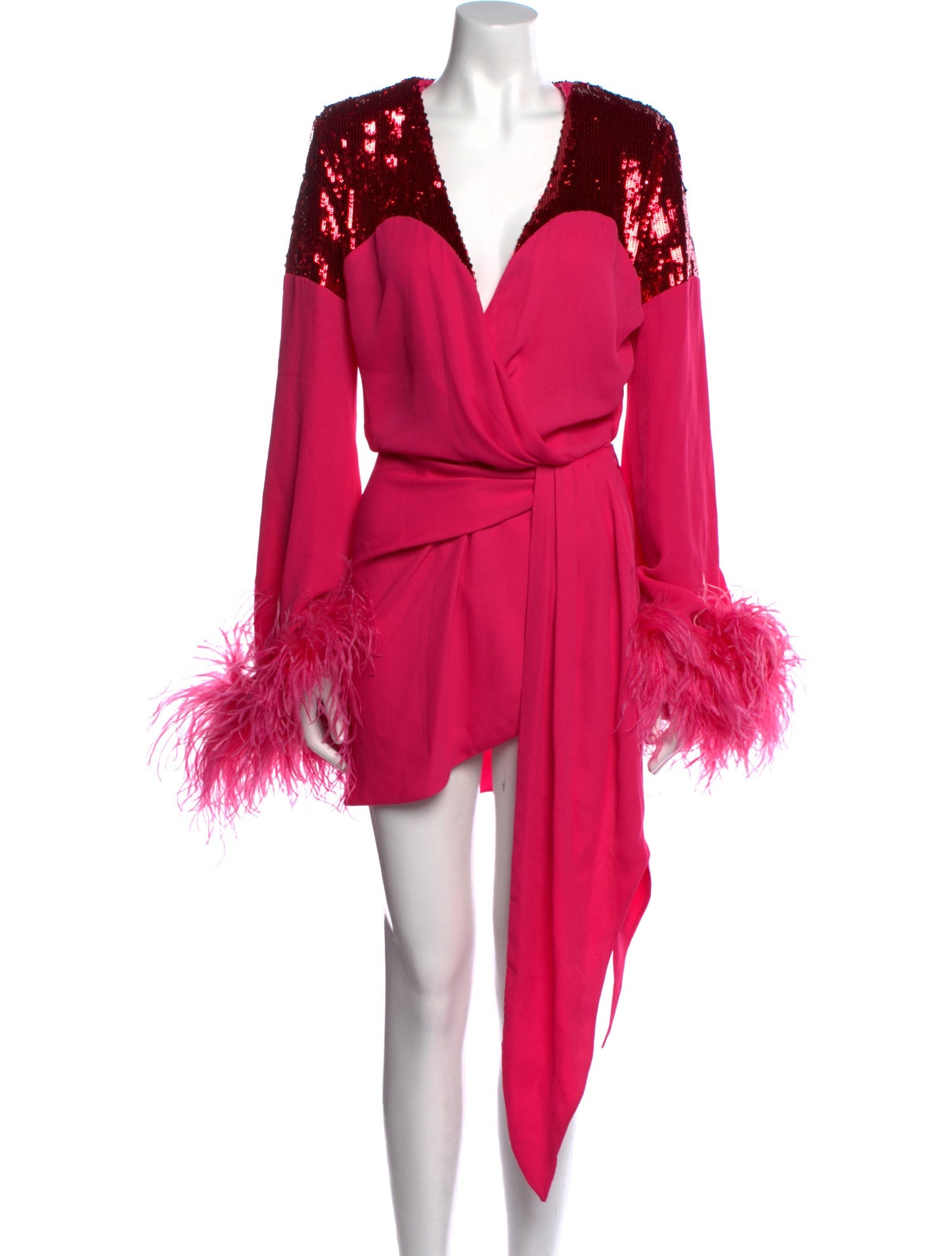 Nervi V-Neck Long Dress