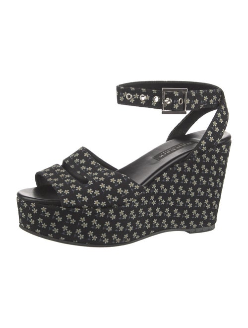 NewbarK Canvas Floral Print Sandals