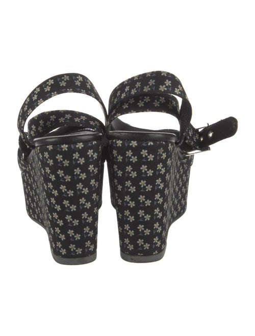 NewbarK Canvas Floral Print Sandals