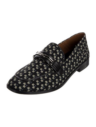 NewbarK Canvas Floral Print Loafers