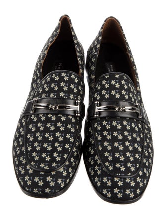 NewbarK Canvas Floral Print Loafers