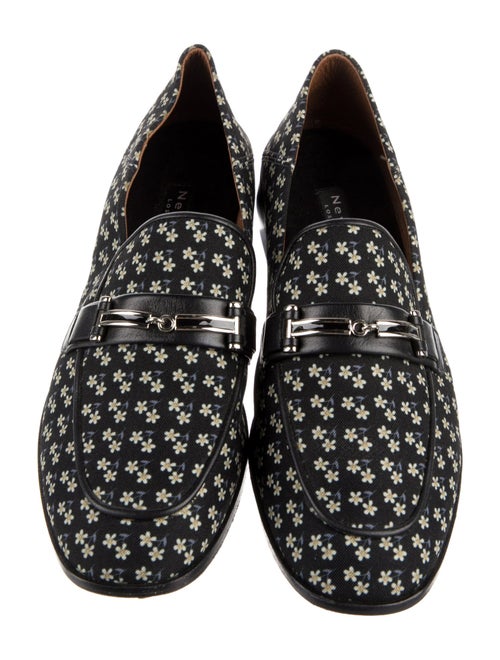 NewbarK Canvas Floral Print Loafers