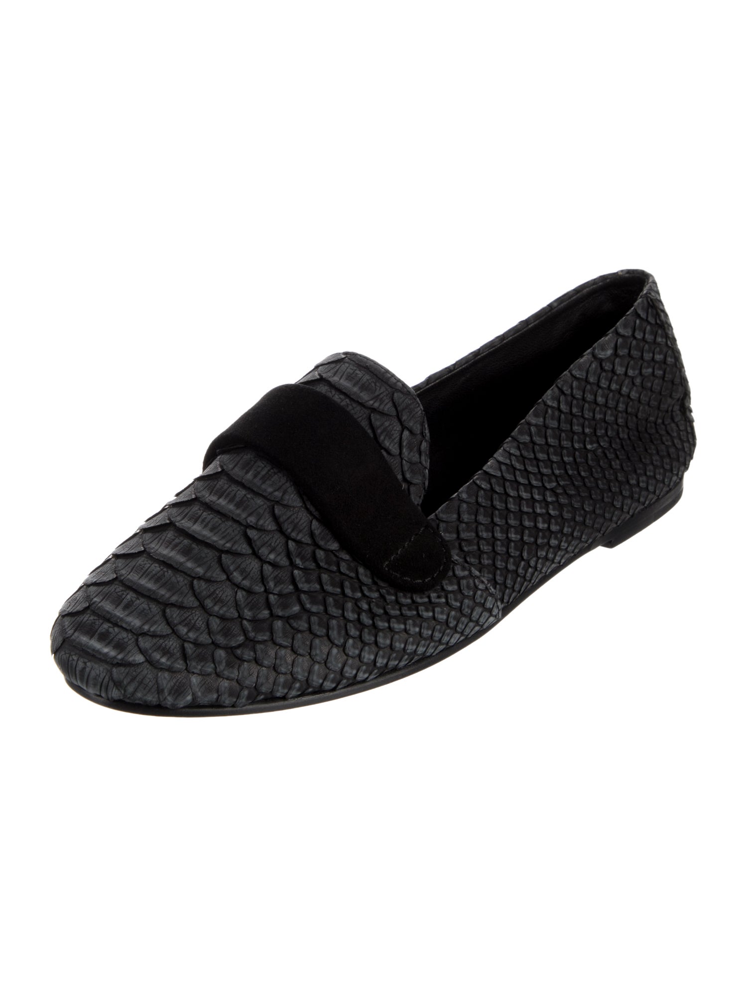 NewbarK Embossed Leather Loafers